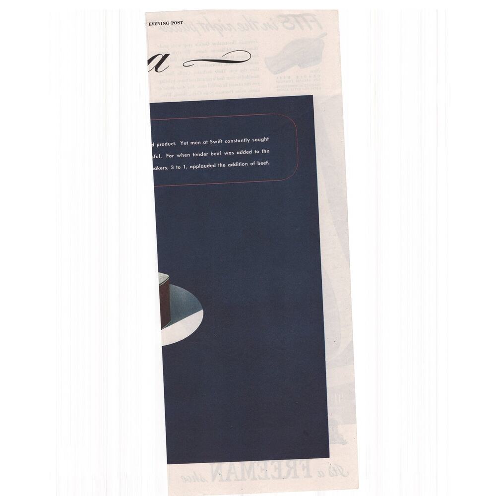 Freeman Shoes Magazine Advertisement Half Page Mens Fashion Wing Tip Vintage
